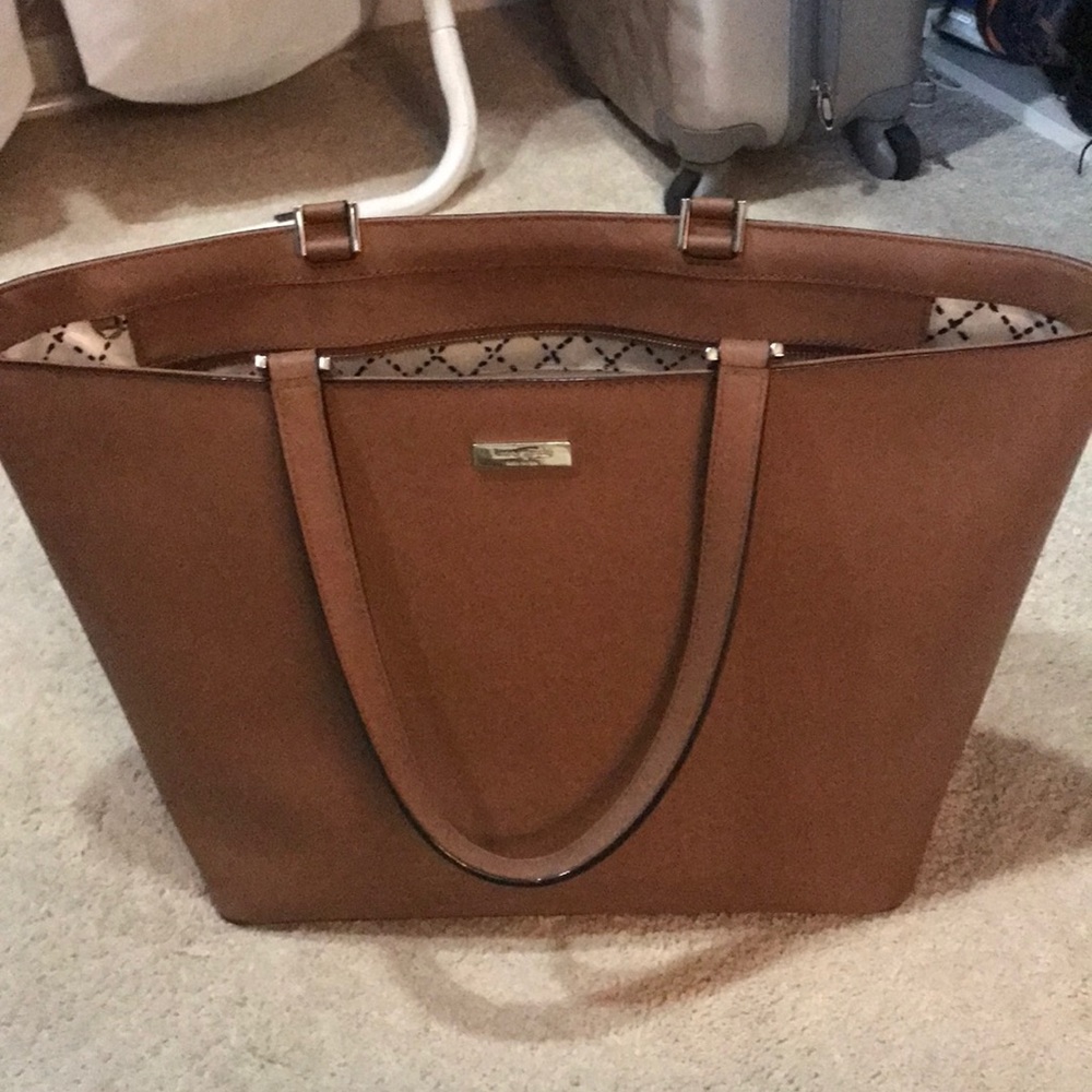 Kate Spade Tan/Brown Large Bucket Bag